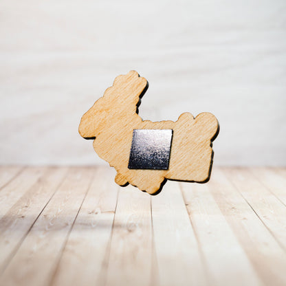 Magnet en Bois Personnalisé – Cadeau Fête des Mères &amp; Fête des Pères
