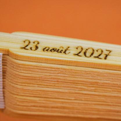 Eventail Personnalisé – Mariage, Anniversaire & Événements